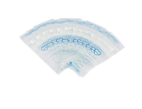 EBELBO 3.5/6.8/8.5/10.2 Oz Breastmilk Storage Bags Breastfeeding Breast Milk Bag BPA Free Pre-sterilized Freezer Safe Leak Proof Self-standing with Accurate Measurements 30 Count, 10.2oz/300ml - Thumbnail 3