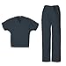 Cherokee Uniforms Authentic Workwear Unisex Scrub Set (Pewter, M)