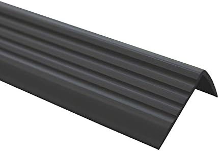Anti slip, Stair Edge Nosing, Black, 40x25mm, flexible PVC, 110 cm