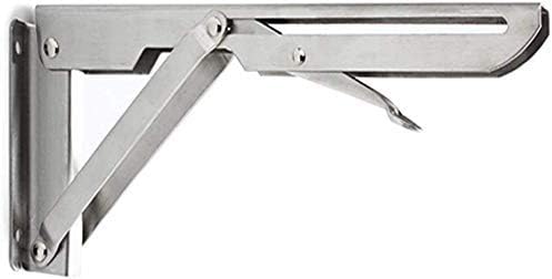 KaKaDz faltbare Regalhalterung, 2 Stück, Metall-Regalstütze