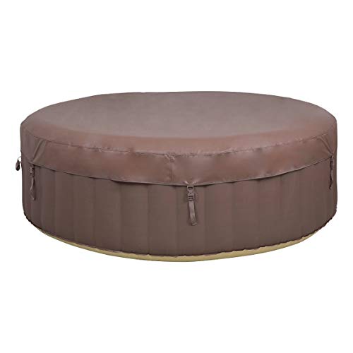 EASE.ZONE SPA Whirlpool aufblasbar, beheizt, 4 – 6 Personen, Braun – Bild 3