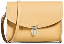 Cambridge Satchel Women's Push Lock Bag, Yellow, One Size