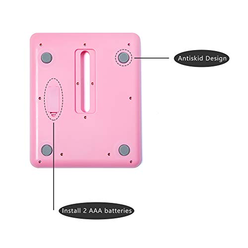 Hochoice Baby Scale Digital Pet Scale Multi-Function High Precision Electronic Scale, Infant Scale with Hold Function, 220 Pounds (lbs) Capacity, Accurate to 10g,Height Measurement Range 46-60cm-Pink - Thumbnail 4