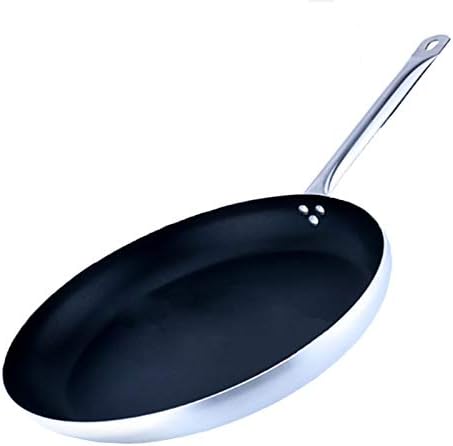 Amazon 焦げ付き防止のアルミ鍋を調理し 油煙が少なく 家庭の台所を掃除しやすい長い柄の深い底のフライパン 複数のストーブに適しています メタリック 26cm フライパン オンライン通販
