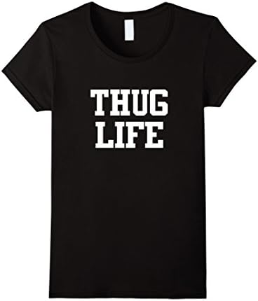 Womens Thug life T-shirt Large Black