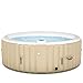 Goplus 4-6 Person Outdoor Spa Inflatable Hot Tub for Portable Jets Bubble Massage Relaxing w/Accessories Set (4 Person, White)