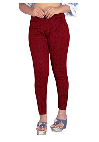 Paradise Creation Polyester Slim Fit Women Trouser Pant (Red)
