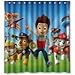 Custom Carton Anime Paw Patrol Hero Waterproof Polyester Fabric Bathroom Shower Curtain Standard Size 66(w)x72(h)