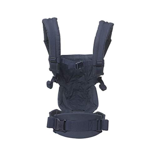Ergobaby Omni 360 All-Position Baby Carrier for Newborn to Toddler with Lumbar Support (7-45 Pounds), Midnight Blue