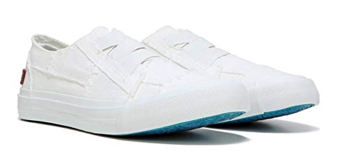 Blowfish Women's, Marley Slip on Shoes White 9.5 M