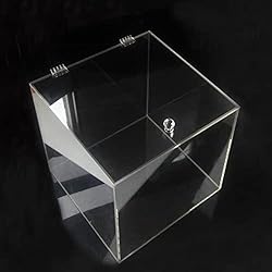 12 Pcs Acrylic Small Hinges - Self Adhesive Clear