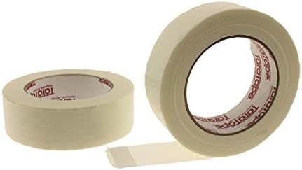 2x 1 1/2" Filament Strapping Tape 1.5 in HEAVY DUTY Fiberglass Packaging Tape Reinforced Glass Strand String Strapping Tape Packing Bundling Wrapping Palletizing Transparent Clear 4 Mil x 60 yd