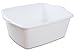 Sterilite 18-Quart Dish Pan, White, 12-Pack