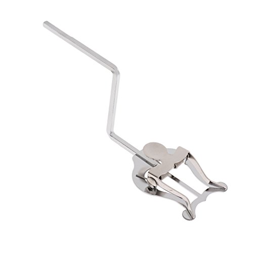 Blesiya Elegant Sax Sheet Music Clip Holder Clamp-On Holder Lyre for Saxophone Parts 6.69x2.36inch