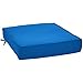 Amazon Basics UV Resistant Deep Seat Patio Seat and Back Cushion Set - Blue