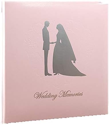 ウエディングフォトアルバムスクラップブック プリントカバーアルバム貼り付けタイプ詰め替え式ウエディングスクラップブック 女性の記念日プレゼント カップルカップル向けギフト 新郎新婦 Aquitodito Com