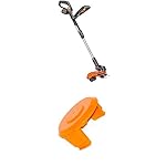 WORX 32-Volt GT2.0 String Trimmer/Edger/Mini-Mower with Tilting Head and Single Line Feed WITH WORX 50006531 Trimmer Edger Spool Cap Cover Cordless Trimmers