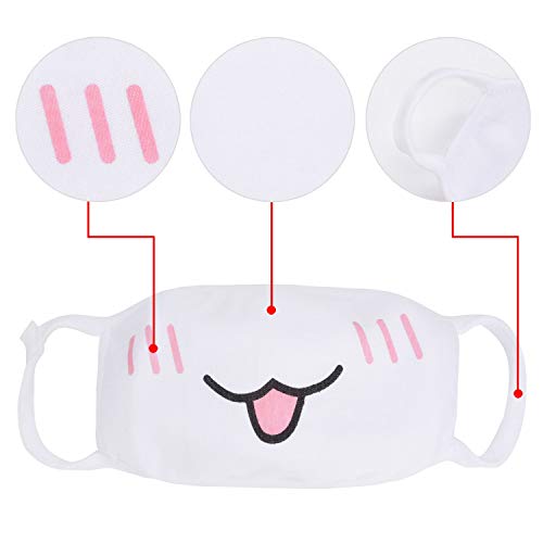 Aniwon Mouth Mask, 9PCS Cute Anti Dust Cotton Face Mask Unisex Kpop Mask for Men Women