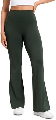 Amazon.com: CRZ YOGA 4-Way Stretch Flare Womens Pants Tall 31