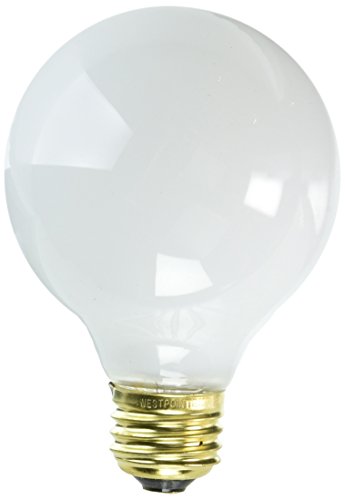 70879 Westpointe Vanity Globe Light Bulb, 25W, White
