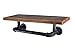 Diwhy Industrial Pipe Shelf Shelving Pine Wood and Pipe Towel Rack - Multiple Shelves (Wood 01, 24