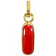 SirDaksh 6.25 Carat Natural Moonga Coral Pendant/Necklace For Women's