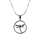 Unique Dragonfly Jewelry Shiny Stainless Steel Chain Necklace Pendant for Women 20