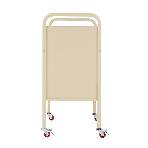 image for Guidecraft Heavy Duty 2-Shelf Wide Media and Book Truck, School Supply