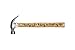 Father's Day Gift Thank You for Helping Me Build My Life DIY Gift Engraved Wood Handle Steel Hammer NEW Color-fill Options Avaliable (Natural)