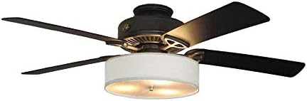 Fan Light Kit For Ceiling Fan Linen Drum Shade Cream Fan Not