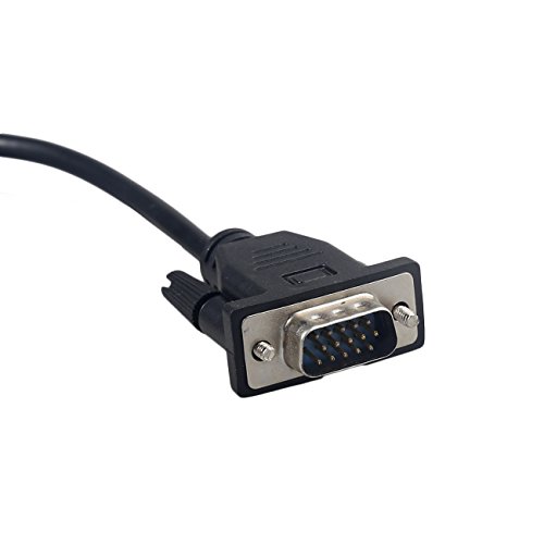 HeCloud VGA To HDMI Output 1080P HD Audio TV AV HDTV Video Cable Converter Adapter With Audio Support