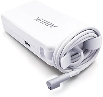 With Extra USB Port Macbook Pro Charger Magsafe 60W L-Tip AC Power Adapter/Charger for Macbook Pro 13-inch ( Models before 2012) Charging Most Cellphone Simultaneously