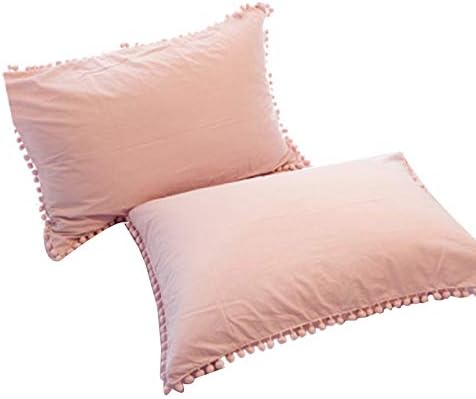 Amazon Com Xigeapg 100 Pure Linen Ruffle Pillowcase Ruffled