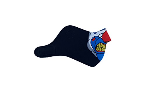 Half Face Neoprene Ski Mask W/ Halloween Designs. Great Protection While Riding Motorcycles, Dirt Bikes, ATV's, Waverunners & Skiing. Breathable Fabric w/ Nose cut out. Adjustable, (Angry Clown)