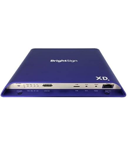 Amazon.com: BrightSign XD1033 | 4K Advanced HTML5 Expanded I/O