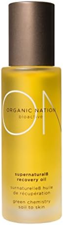 Organic Nation - Supernatural8 Recovery Oil, Hydrating Face Serum with Camellia, Argan, Grape Seed, Rosehip, Jojoba and Neroli Oils, Soothes, Repairs, Lightweight with No Residue | | 30ml (1oz)