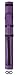 Action Vinyl Pool Cue Case (2 Butt and 2 Shaft), Purple