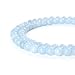 Mallofusa Aquamarine Gemstone Loose Beads Round 8mm Crystal Energy Stone Healing Power for Bracelets Jewelry Making Best Gift Idea - Light Saphire