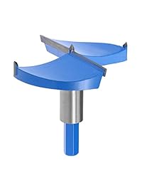 uxcell - Broca Forstner de bisagra de carburo (0.394 in), color gris