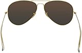 Ray-Ban Original Aviator Sunglasses (RB3025) Gold Matte/Green Metal - Non-Polarized - 62mm