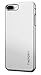 Spigen Thin Fit Designed for Apple iPhone 8 Plus Case (2017) / Designed for iPhone 7 Plus Case (2016) - Satin Silver