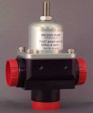 Weldon Racing A2047 Series High Flow Bypass Fuel Pressure Regulator (-12 Inlet and -12 Outlet)
