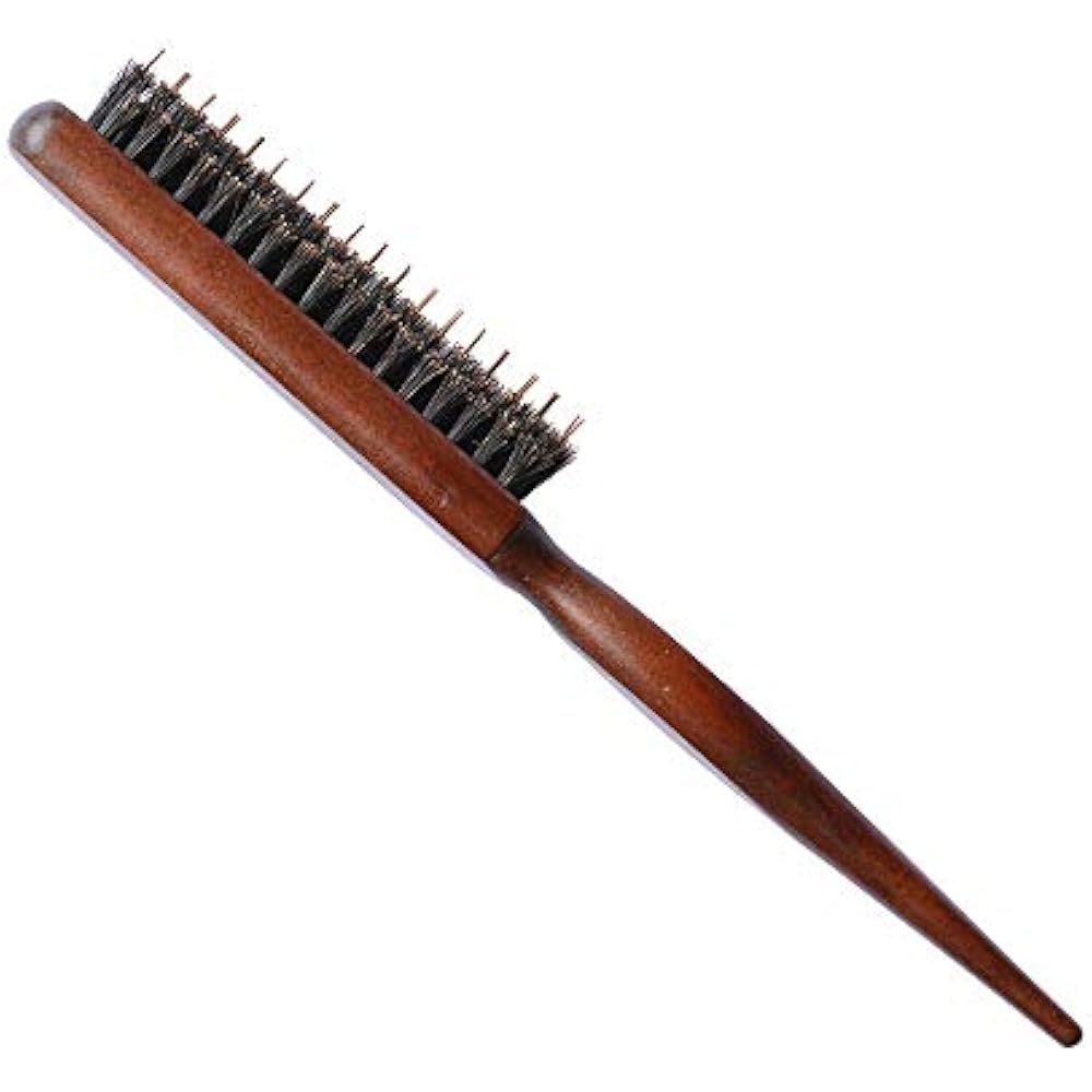 1 Piece Hair Teasing Brush Natural Boar Bristle Wig Comb Hairdressing