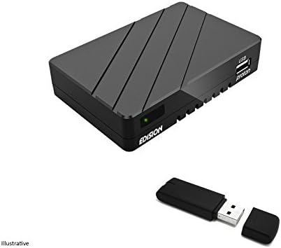 Edision Free TV (Lite v2) Full HD Free To Air Satellite Receiver, PVR Via USB,Video/Music Player Via USB, Receive UK Freesat Stations,Free To Air Box,12 Volt