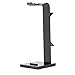 BLACKHORSE Gaming Headphone Headset Stand Holder with Cellphone Stand and Cable Organizer, Black