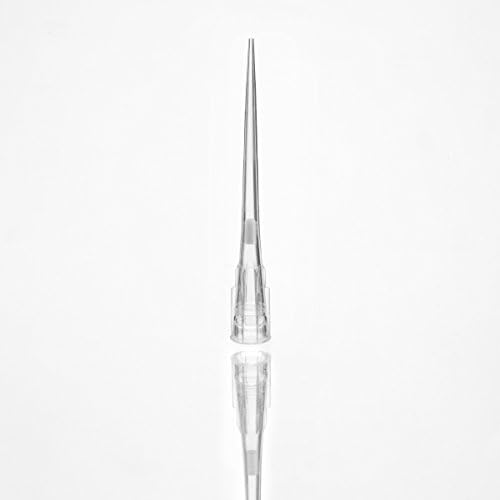 KNELAB Sterile Transparent Polypropylene Tips, 10ul Long Barrie Filter Tips , 96 tips/rack, Pk x 10 racks