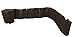 Master Garden Products RWB-12 Rolled Willow Border Fence, 1 by 14-Feet