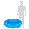 Intex 59416NP Crystal Blue Three Ring Inflatable Paddling Pool 1.14m x 25cm