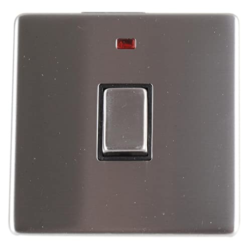 PRO ELEC PELB1153 Screwless Switch with Neon, 1 Gang, 20A... en promo sur Amazon