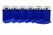 QualityPerfection 12 Royal Blue Party Drink Blank Can Coolers(12,25,50 Bulk Pack) Blank Beer,Soda Coolies Sleeves | Soft,Insulated Coolers | 30 Colors | Perfect For DIY Projects,Holidays,Events